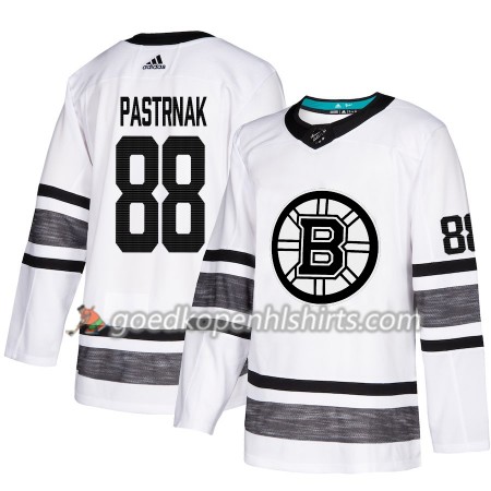 Boston Bruins David Pastrnak 88 2019 All-Star Adidas Wit Authentic Shirt - Mannen